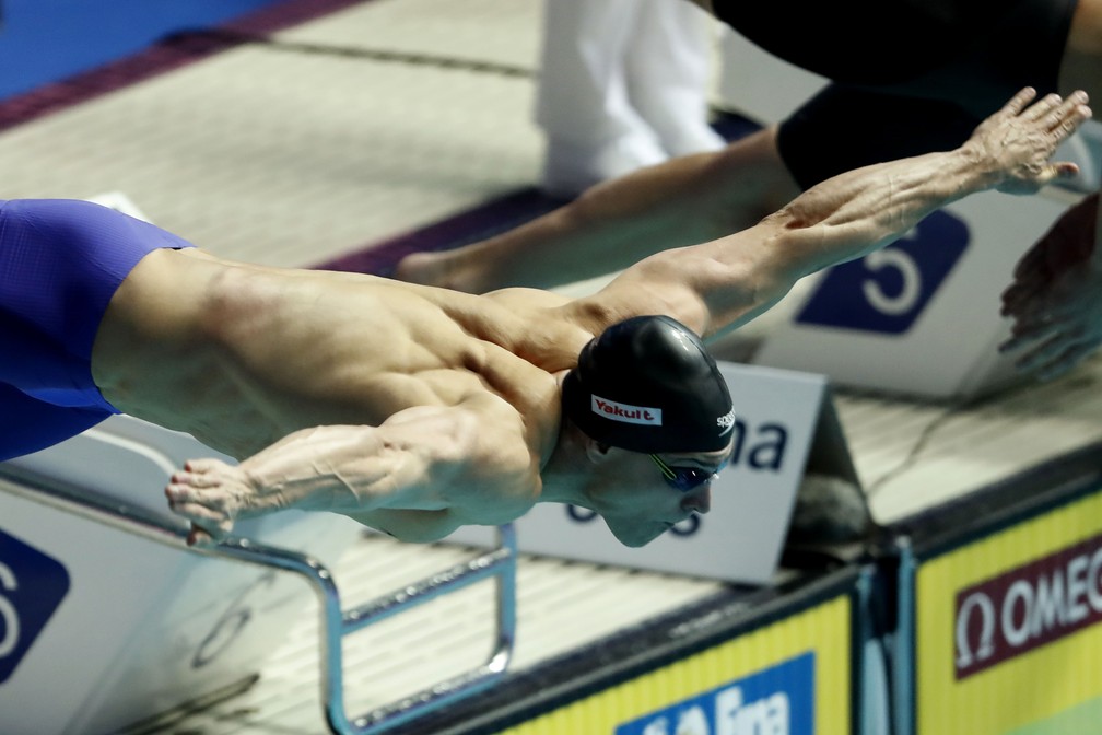 NIcholas Santos como quarto nadador acima dos 40 anos a competir nas Olimpíadas